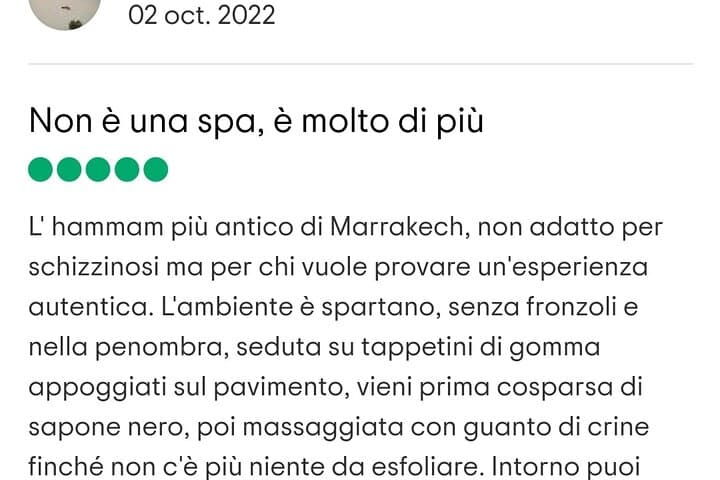 Mouassine le vrai Hammam marocain traditionnel