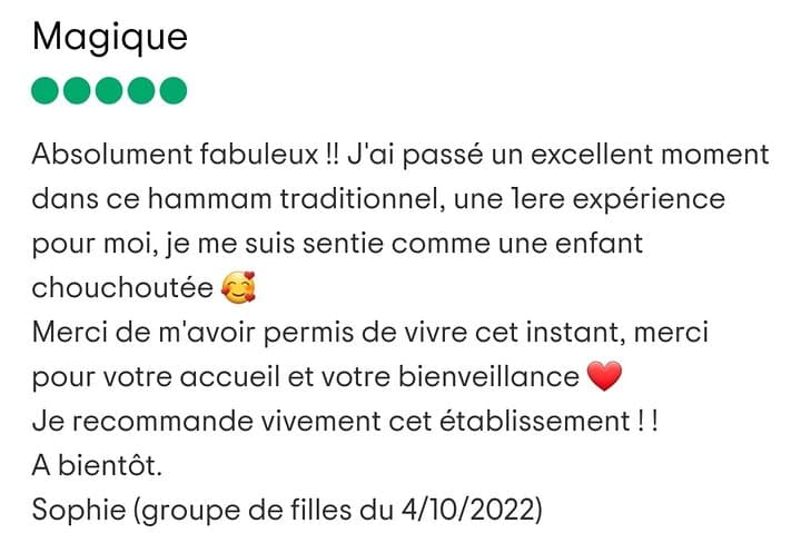 Mouassine le vrai Hammam marocain traditionnel