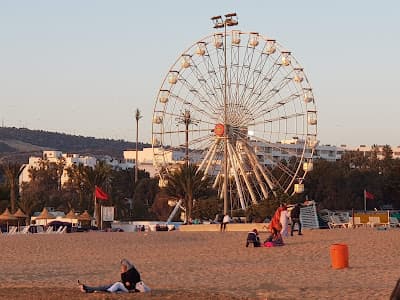 Corniche de la plage d'Agadir