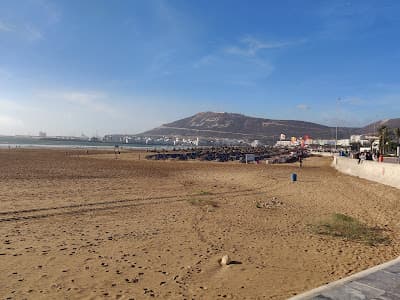Corniche de la plage d'Agadir