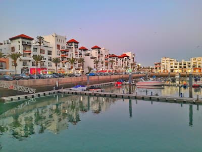 Corniche de la plage d'Agadir