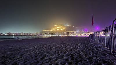 Corniche de la plage d'Agadir